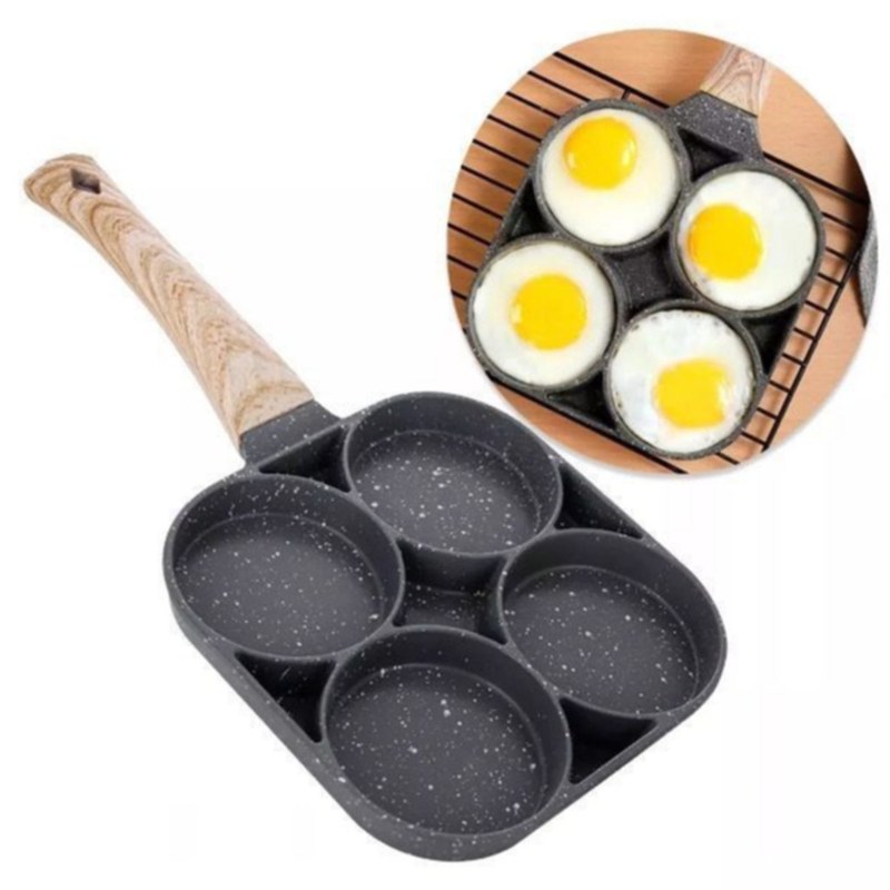Frigideira com Revestimento Antiaderente para Ovos e Panquecas