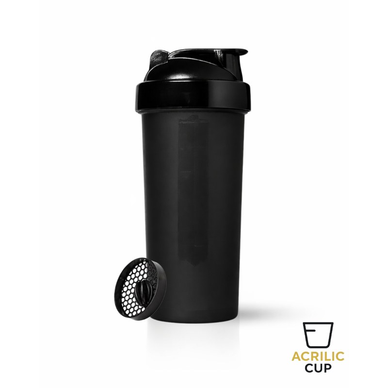 Coqueteleira Shakeira com Misturador para Treino e Academia