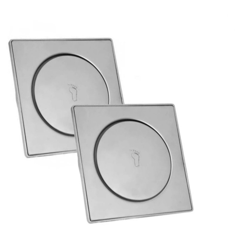 Ralo Click Abre e Fecha em Aço Inox para Banheiro e Box