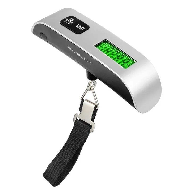 Balança Portátil Digital com Alça para Pesar Malas de Viagem