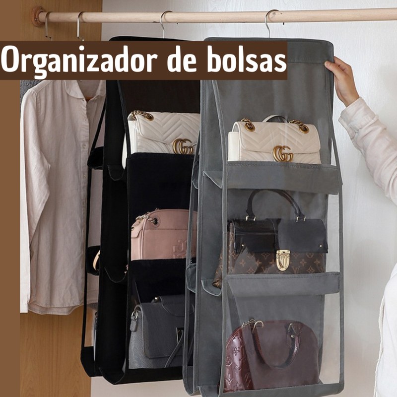 Organizador Suspenso com Divisórias para Guarda-Roupa e Closet