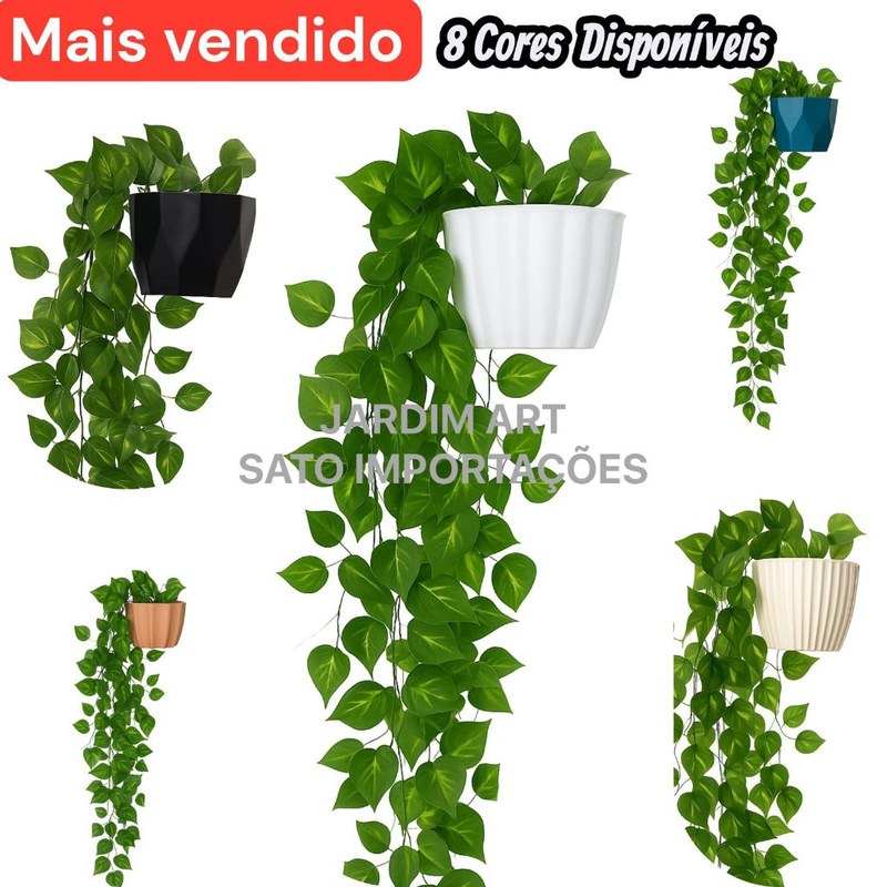 Arranjo e Planta Artificial Pendente para Decoração de Interiores