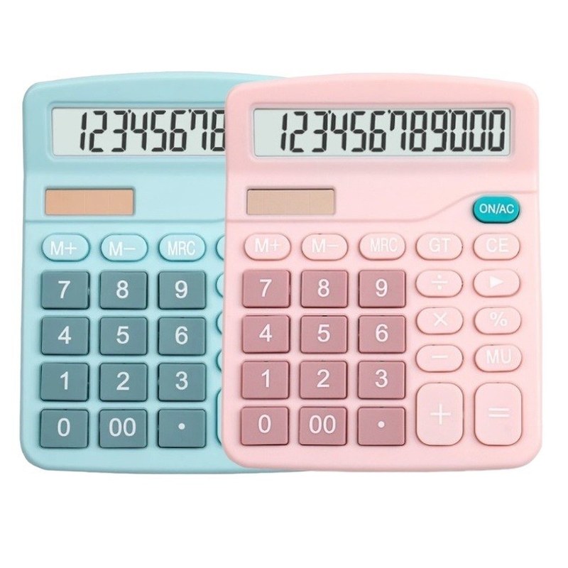 Calculadora Eletrônica de Mesa com Visor Grande de 12 Dígitos