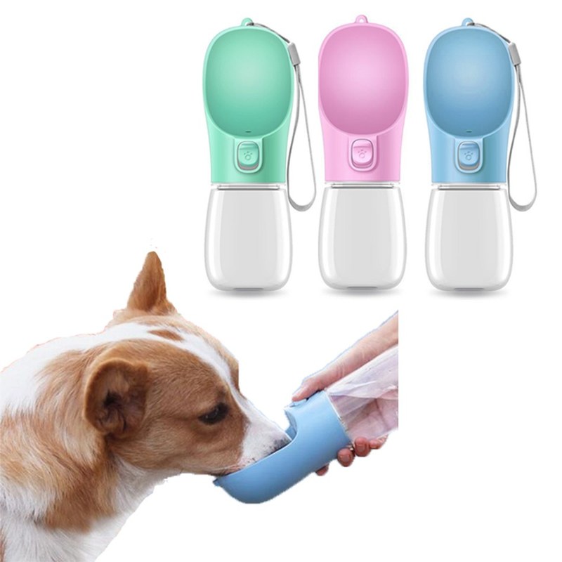 Garrafa Portátil Bebedouro para Cachorro em Passeios e Viagens
