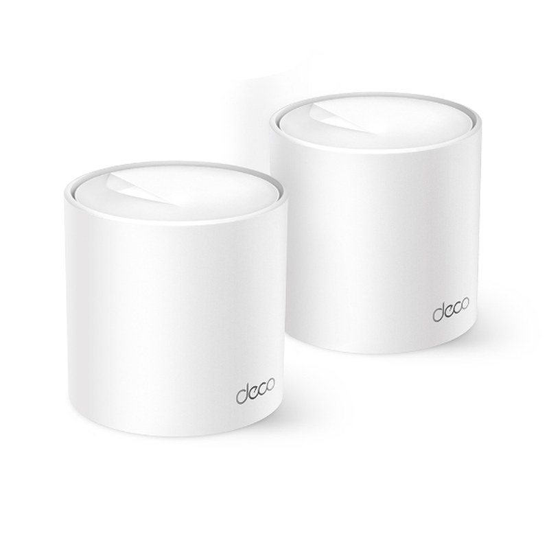 Sistema Roteador Mesh Wi-Fi 6 TP-Link Deco X10 AX1500 Dual Band Gigabit (2 Unidades)