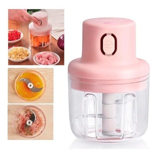 Mini Processador de Alimentos Portátil USB 250 ml